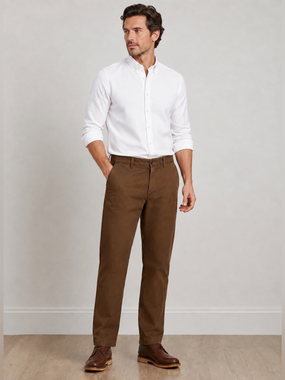 Polo Ralph Lauren Classic Fit Brown Chino Pants Men’s 35x30 Cotton